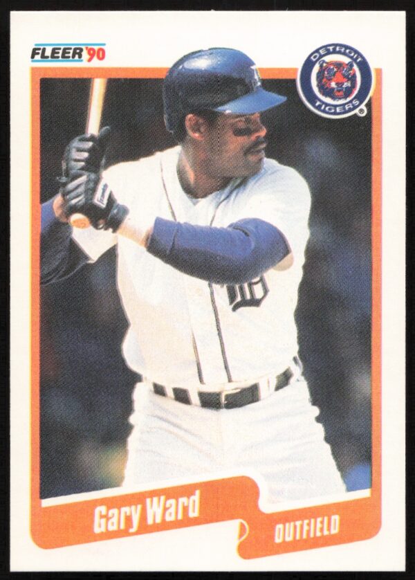 1990 Fleer Gary Ward #618 (Front)