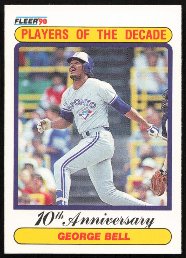 1990 Fleer George Bell #628 (Front)