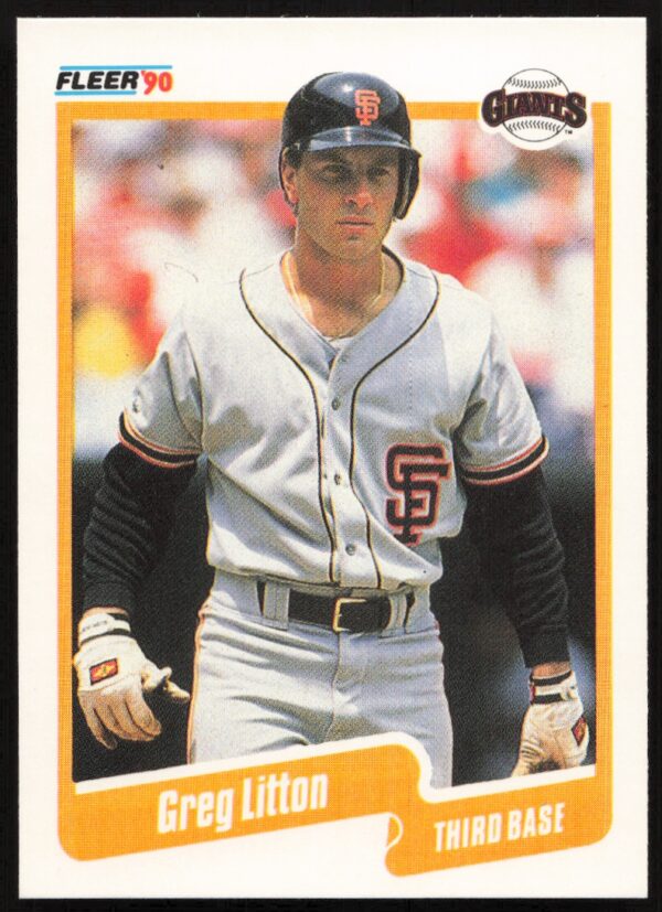 1990 Fleer Greg Litton #61 (Front)