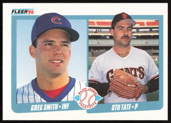 1990 Fleer Greg Smith / Stu Tate #643 (Front)