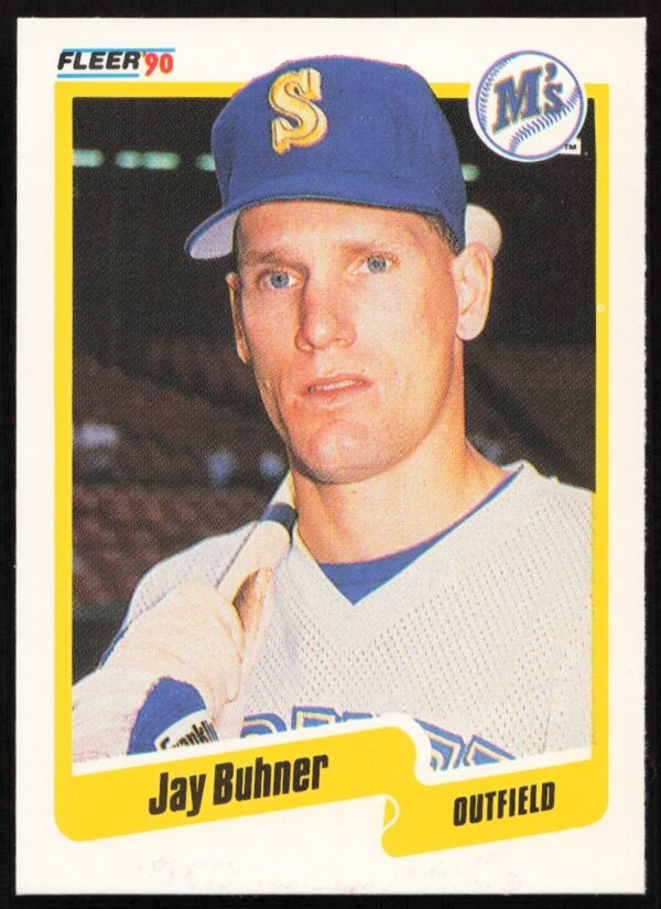 1990 Fleer Jay Buhner #508 (Front)