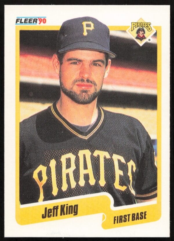 1990 Fleer Jeff King #469 (Front)