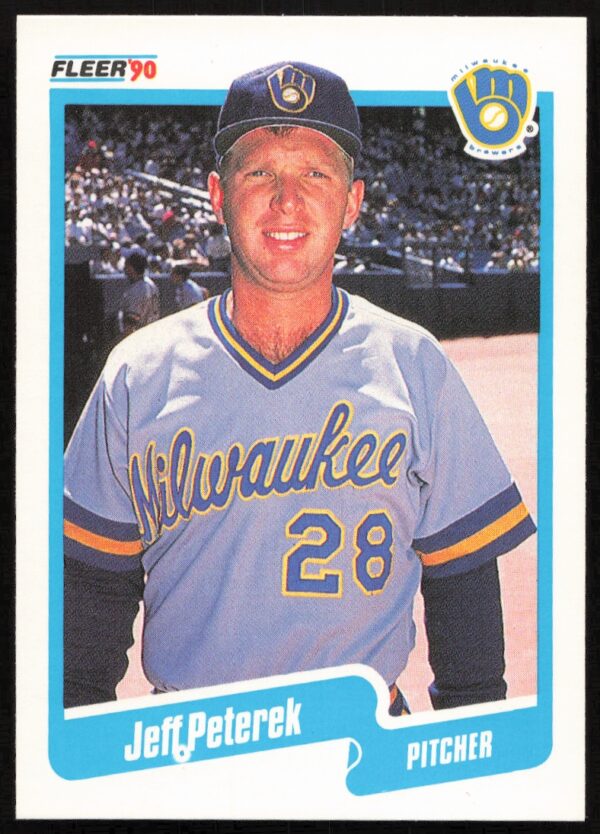 1990 Fleer Jeff Peterek #333 (Front)