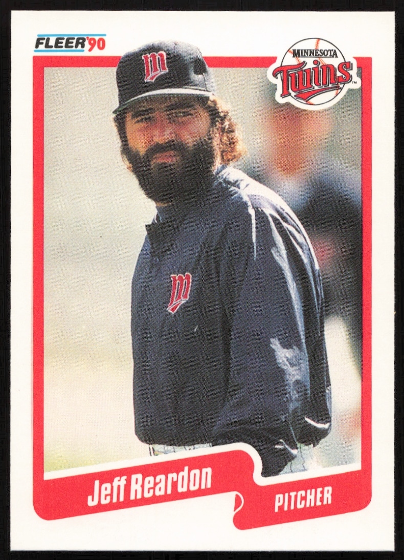 1990 Fleer Jeff Reardon #385 (Front)