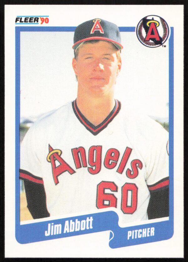 1990 Fleer Jim Abbott #125 (Front)