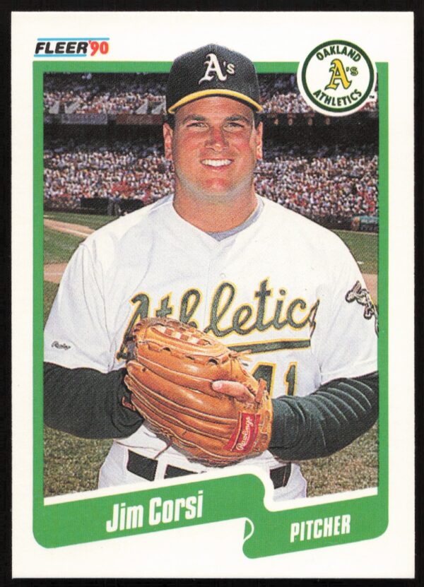 1990 Fleer Jim Corsi #4 (Front)