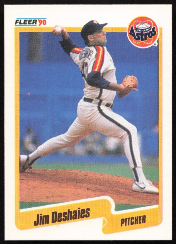 1990 Fleer Jim Deshaies #229 (Front)