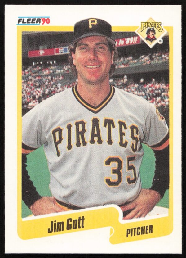 1990 Fleer Jim Gott #466 (Front)