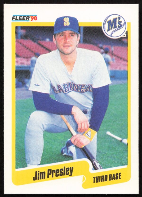 1990 Fleer Jim Presley #522 (Front)