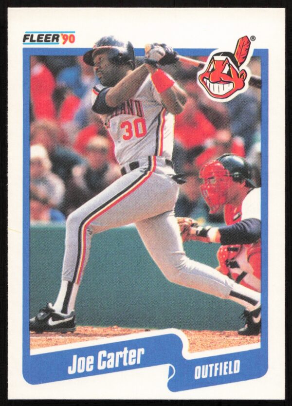 1990 Fleer Joe Carter #489 (Front)