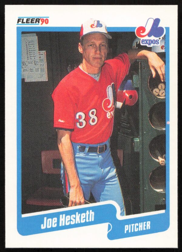 1990 Fleer Joe Hesketh #349 (Front)