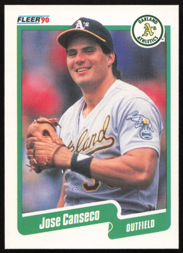 1990 Fleer Jose Canseco #3 (Front)