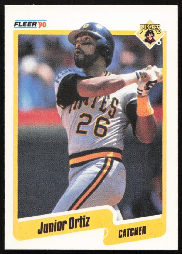 1990 Fleer Junior Ortiz #475 (Front)