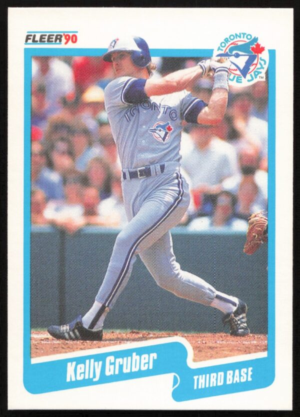 1990 Fleer Kelly Gruber #83 (Front)