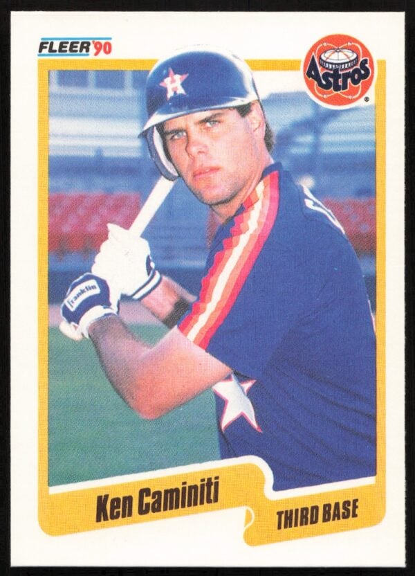 1990 Fleer Ken Caminiti #225 (Front)