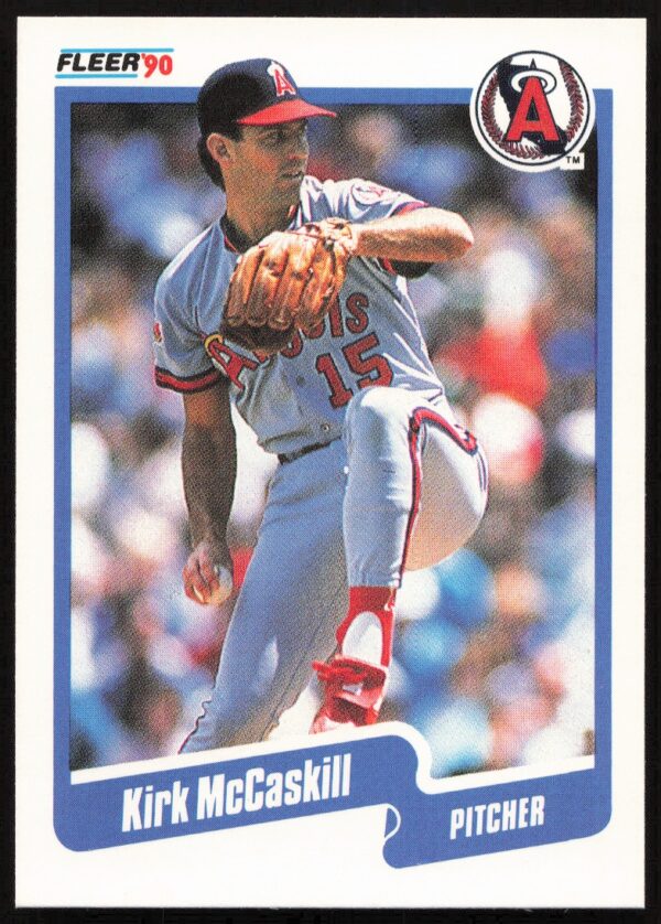 1990 Fleer Kirk McCaskill #138 (Front)