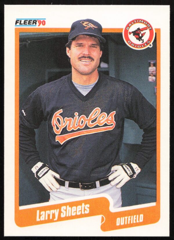 1990 Fleer Larry Sheets #189 (Front)