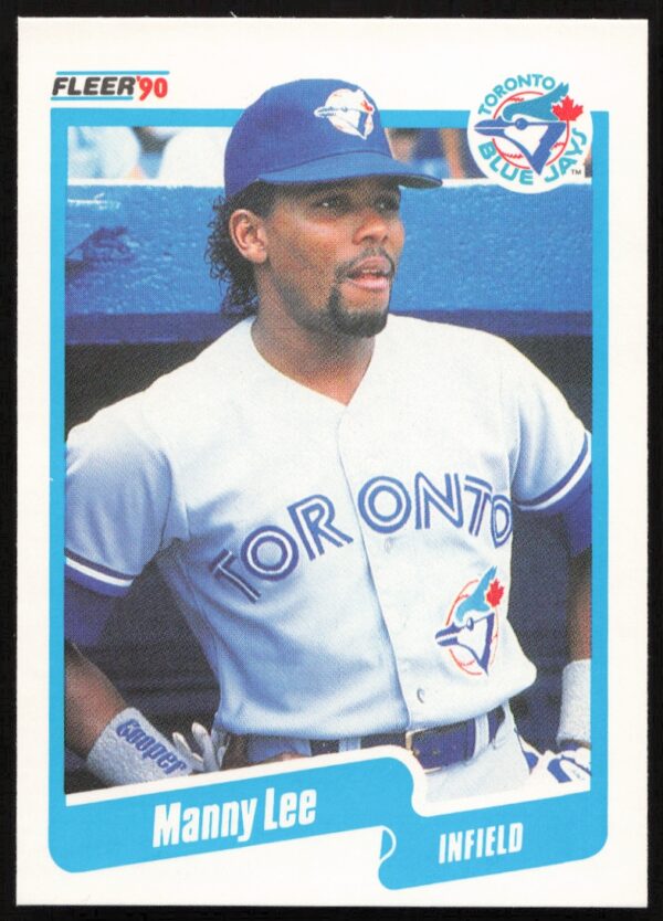 1990 Fleer Manny Lee #86 (Front)