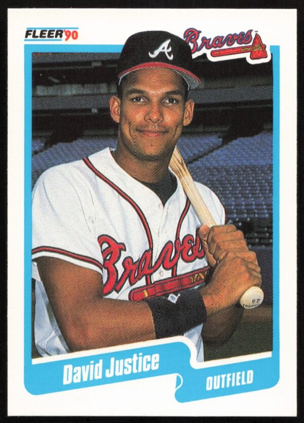 1990 Fleer Mark Lemke #587 (Front)