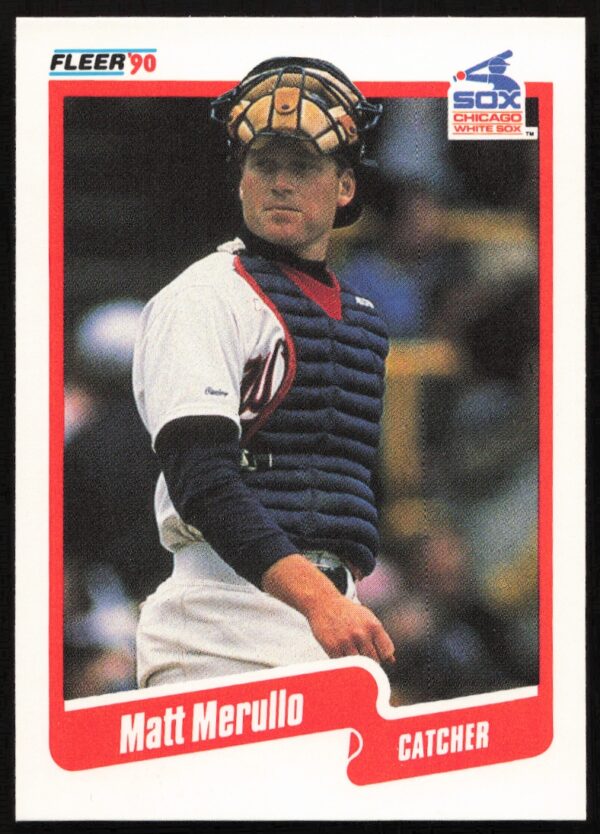 1990 Fleer Matt Merullo #542 (Front)