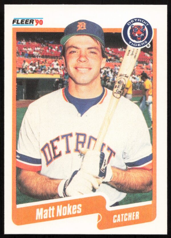 1990 Fleer Matt Nokes #611 (Front)