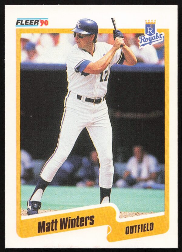 1990 Fleer Matt Winters #124 (Front)