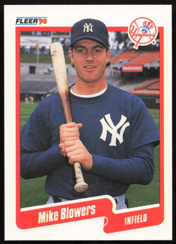 1990 Fleer Mike Blowers #438 (Front)