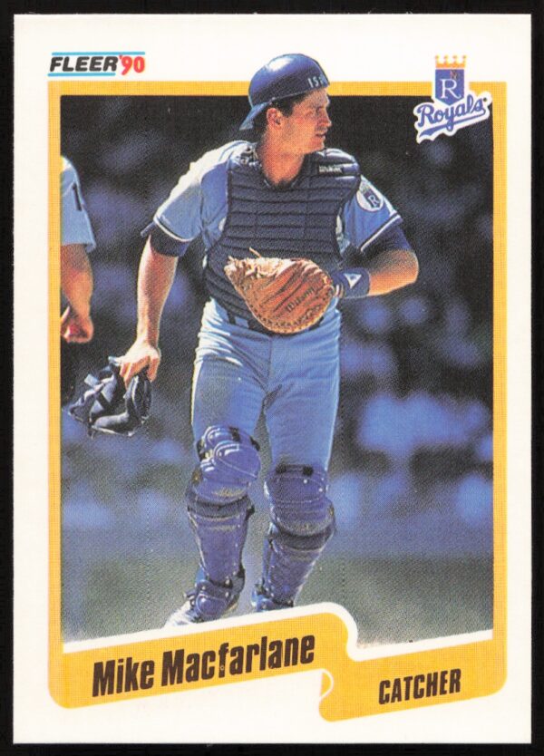 1990 Fleer Mike Macfarlane #114 (Front)