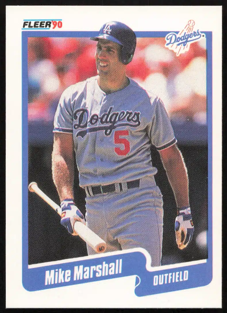 1990 Fleer Mike Marshall #401 (Front)