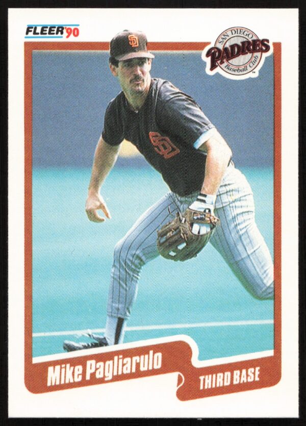 1990 Fleer Mike Pagliarulo #163 (Front)