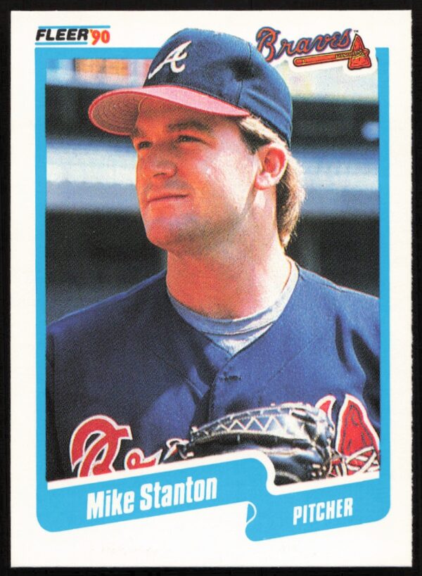 1990 Fleer Mike Stanton #596 (Front)