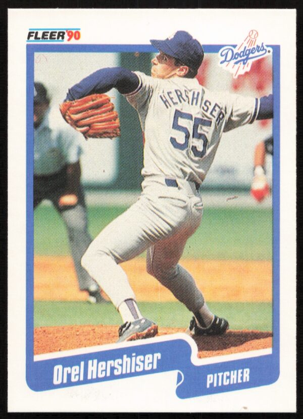 1990 Fleer Orel Hershiser #399 (Front)