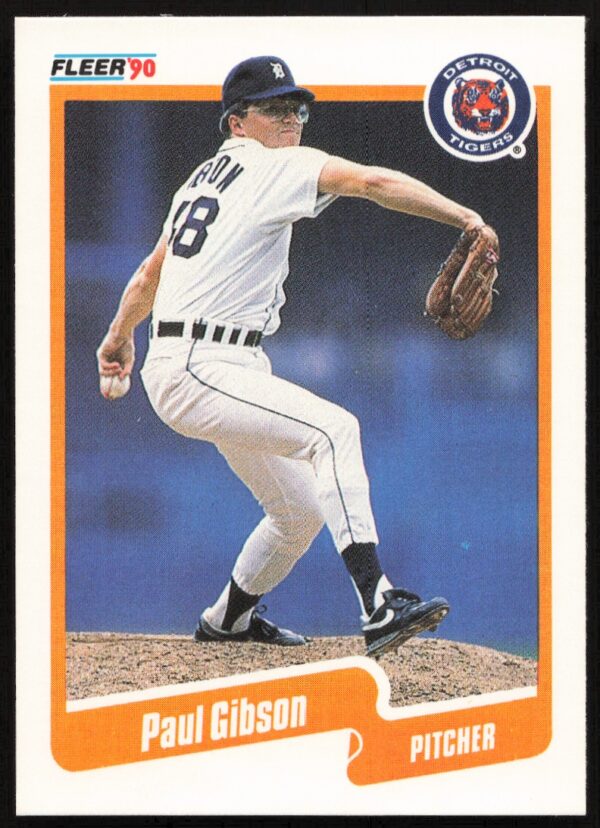 1990 Fleer Paul Gibson #602 (Front)