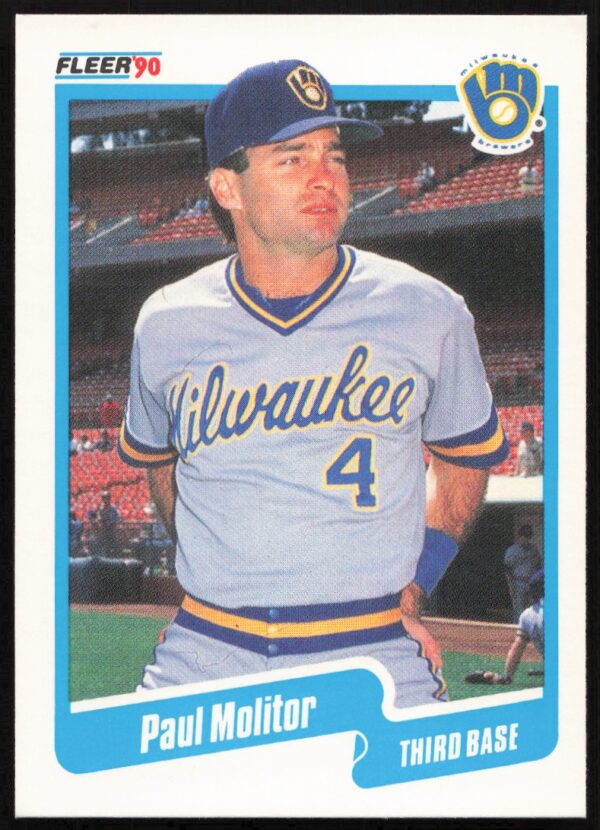 1990 Fleer Paul Molitor #330 (Front)