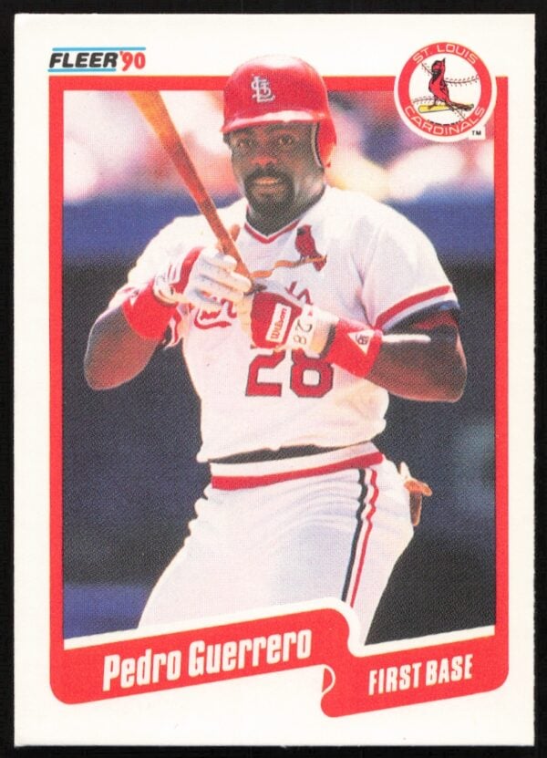 1990 Fleer Pedro Guerrero #250 (Front)