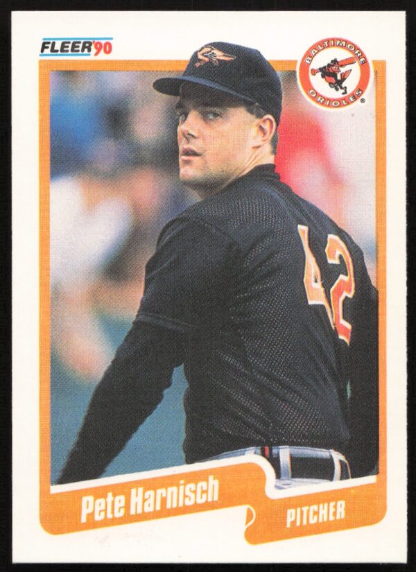 1990 Fleer Pete Harnisch #177 (Front)