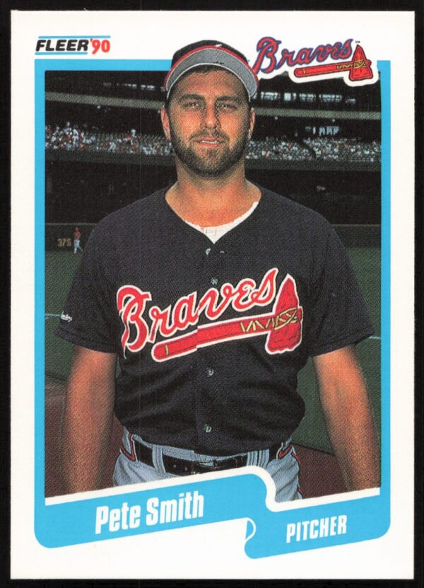 1990 Fleer Pete Smith #594 (Front)