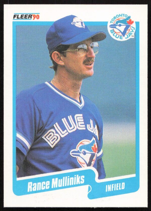 1990 Fleer Rance Mulliniks #91 (Front)