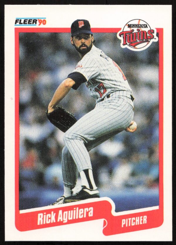 1990 Fleer Rick Aguilera #365 (Front)