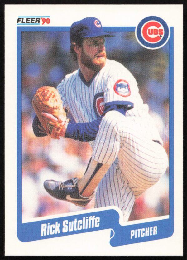 1990 Fleer Rick Sutcliffe #43 (Front)