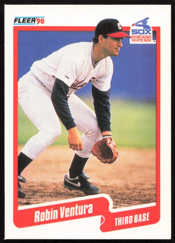 1990 Fleer Robin Ventura #550 (Front)