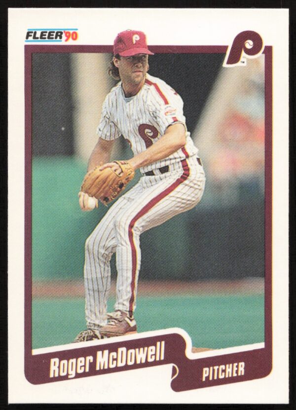 1990 Fleer Roger McDowell #567 (Front)