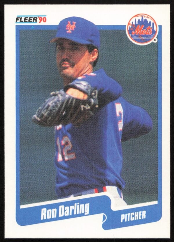 1990 Fleer Ron Darling #201 (Front)