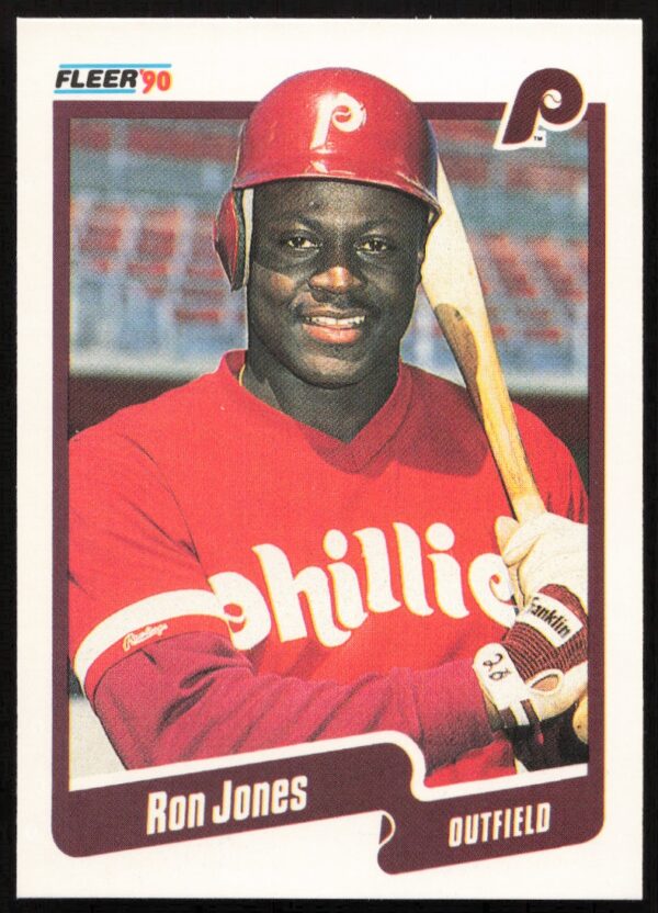 1990 Fleer Ron Jones #563 (Front)