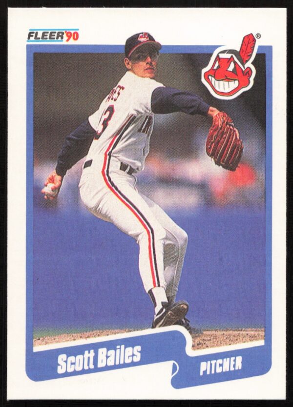 1990 Fleer Scott Bailes #484 (Front)