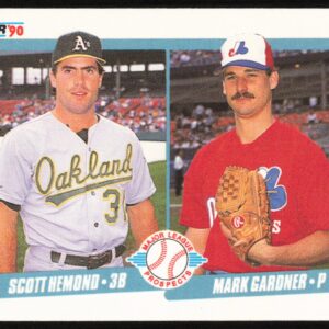 1990 Fleer Scott Hemond / Mark Gardner #646 (Front)