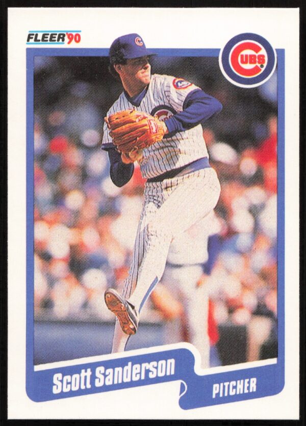 1990 Fleer Scott Sanderson #41 (Front)