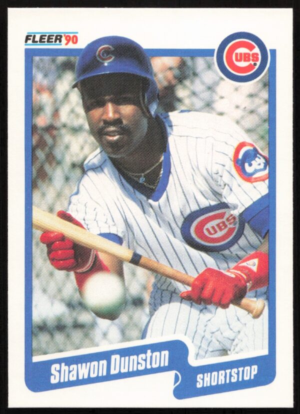 1990 Fleer Shawon Dunston #30 (Front)