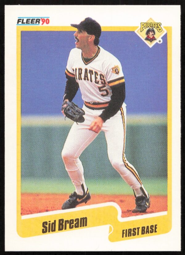 1990 Fleer Sid Bream #463 (Front)