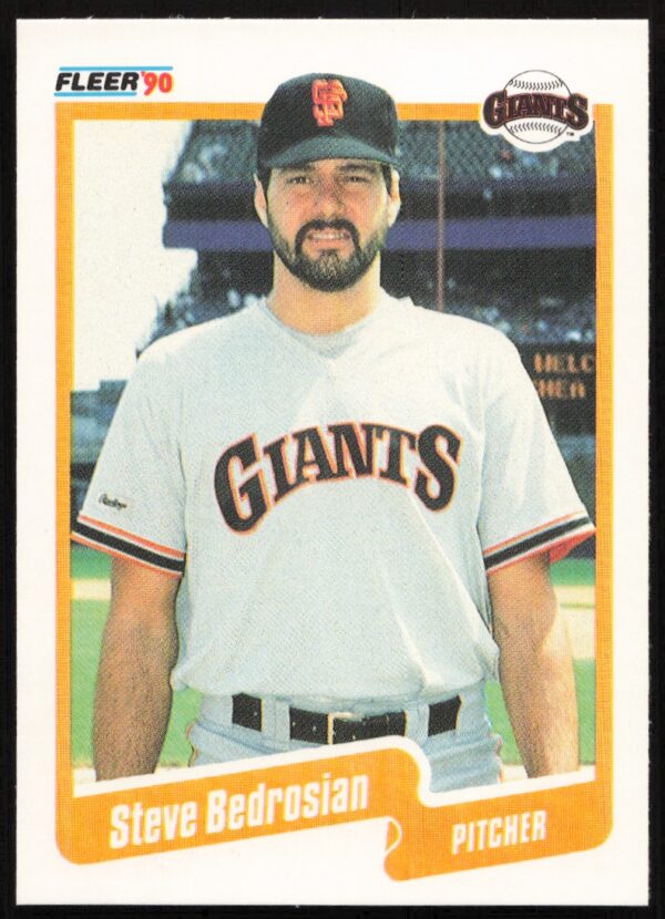 1990 Fleer Steve Bedrosian #50 (Front)